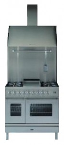 ILVE PDFE-90-MP Stainless-Steel Kitchen Stove Photo