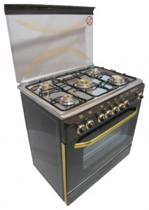 Fresh 80x55 ITALIANO brown st.st. top Kitchen Stove Photo