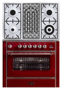 ILVE M-90BD-E3 Red 厨房炉灶 照片
