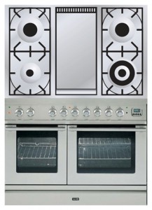 ILVE PDL-100F-VG Stainless-Steel 厨房炉灶 照片