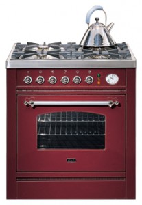 ILVE P-70N-MP Red Kitchen Stove Photo
