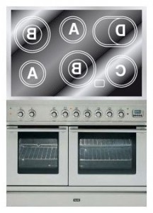 ILVE PDLE-100-MW Stainless-Steel Kitchen Stove Photo