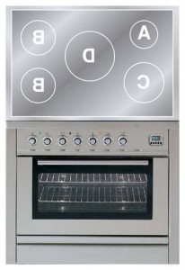 ILVE PLI-90-MP Stainless-Steel Кухонная плита Фото