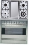 ILVE P-90F-MP Stainless-Steel Kitchen Stove