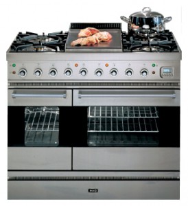 ILVE PD-90F-VG Stainless-Steel Cuisinière Photo