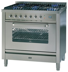 ILVE T-906W-VG Stainless-Steel Fornuis Foto