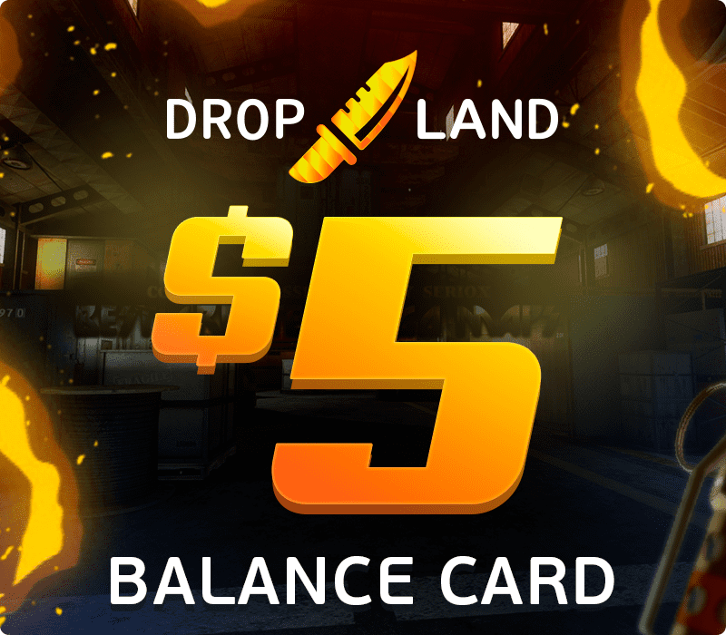 Dropland.net 5 USD Wallet Card Key 6.03 $
