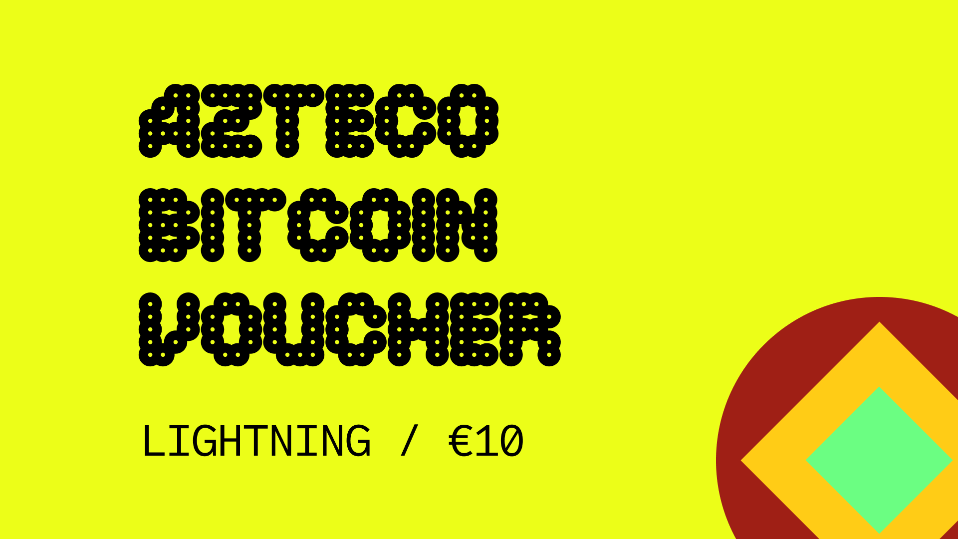 Azteco Bitcoin Lighting €10 Voucher 11.3 $