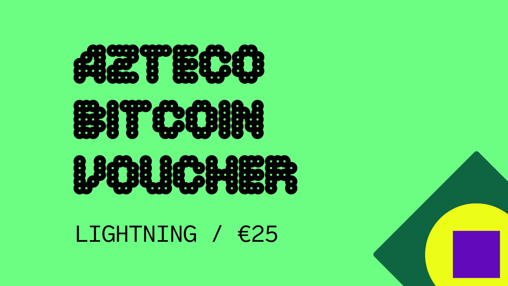 Azteco Bitcoin Lighting €25 Voucher 28.25 $