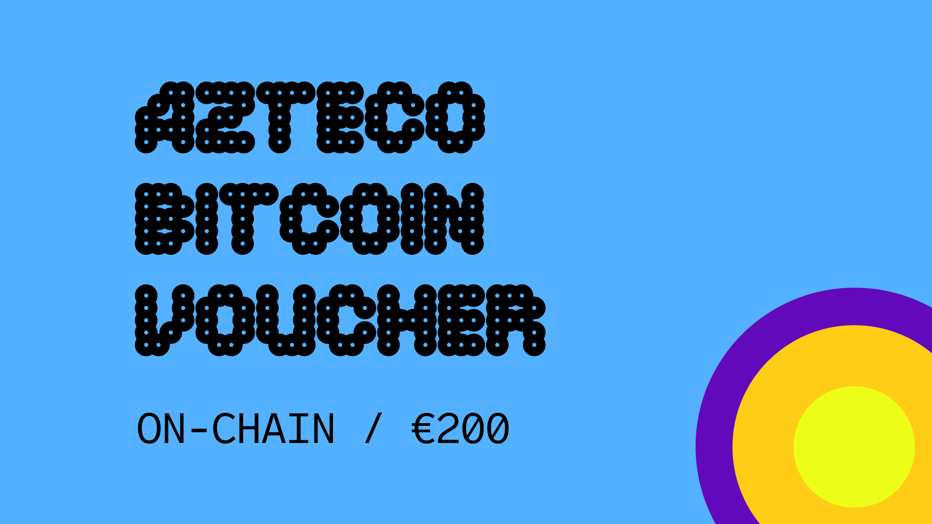 Azteco Bitcoin On-Chain €200 Voucher 225.98 $