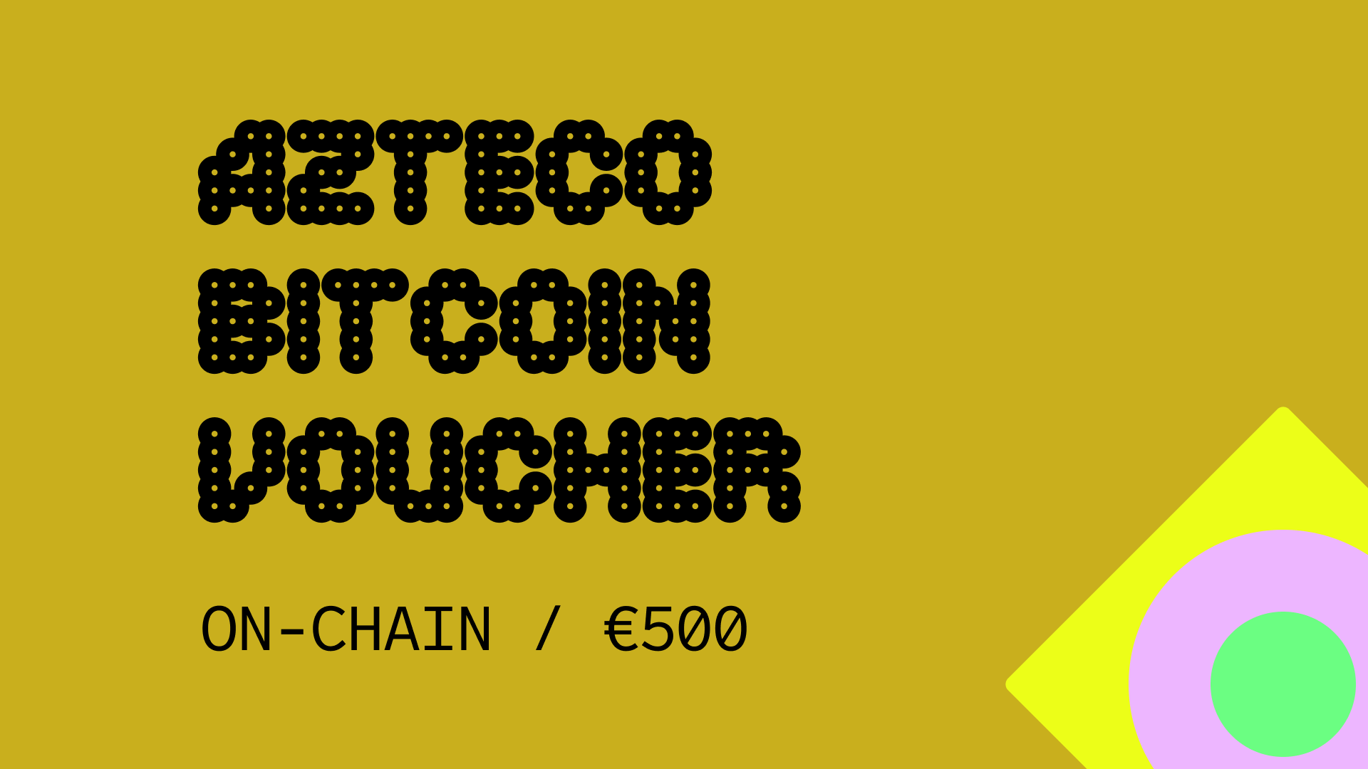 Azteco Bitcoin On-Chain €500 Voucher 564.98 $