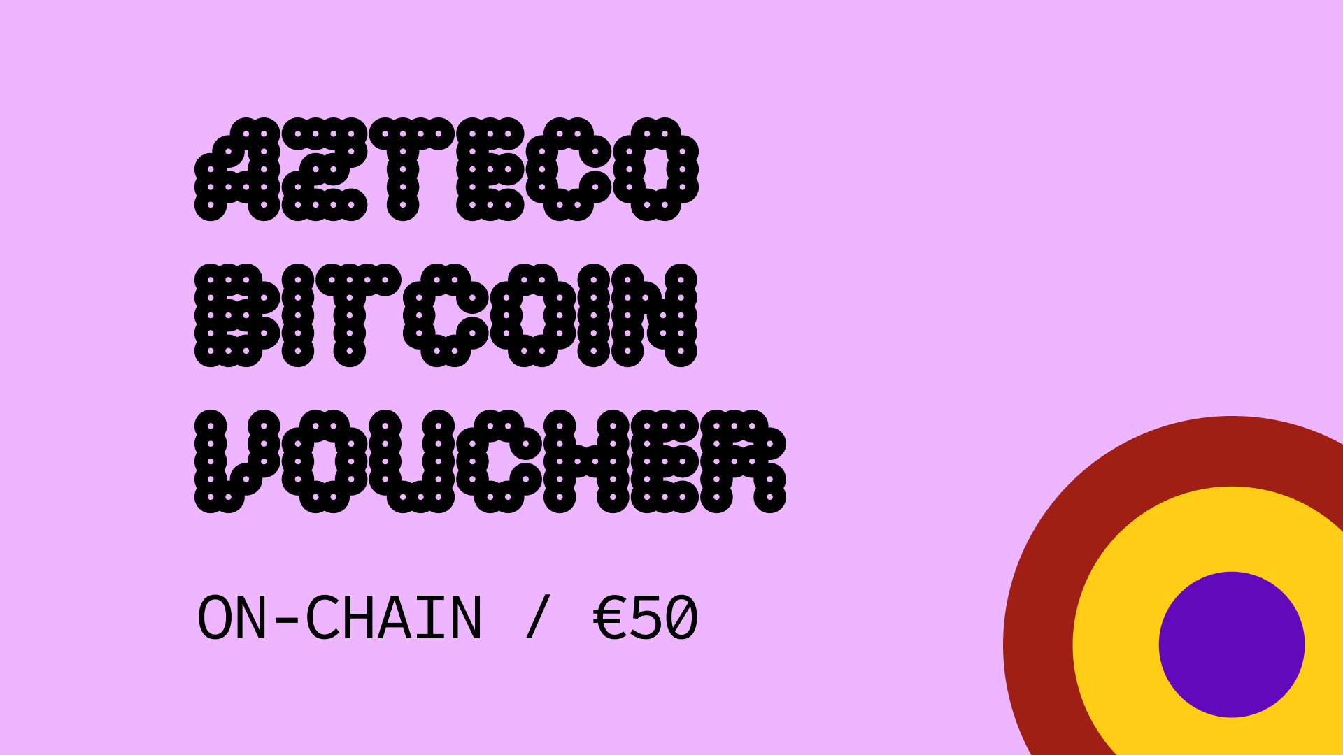Azteco Bitcoin On-Chain €50 Voucher 56.5 $