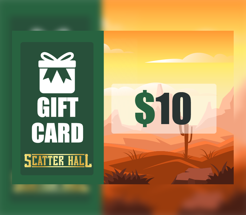 Scatterhall - $10 Gift Card 12.37 $